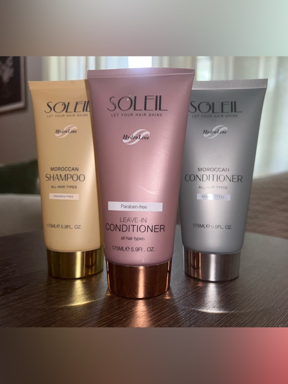 Moroccan Leave-In Conditioner - Pink | Paraben-Free Hair Treatment + shampoo duo